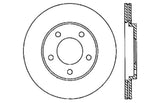 StopTech 05-10 Ford Mustang V6/4.0L / GT V8/4.6L Cross Drilled Right Rear Rotor