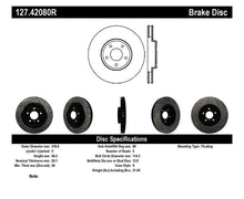 Load image into Gallery viewer, StopTech 06-07 350Z / 05-07 G35 exp Sport/ 06-07 G35X SportStop Slotted &amp; Drilled Front Right Rotor