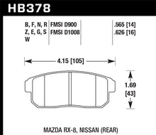 Load image into Gallery viewer, Hawk 04-09 RX8 HT-10 Rear Race Pads (NOT FOR STREET USE)