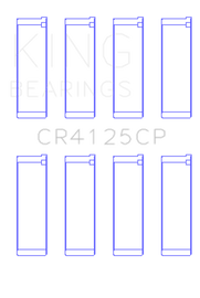 King Subaru EJ20/EJ22/EJ25 (Including Turbo) (0.75 Oversized) Performance Rod Bearing - Set of 4