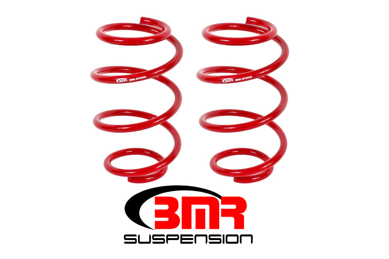 BMR 15-17 S550 Mustang Front Performance Version Lowering Springs - Red