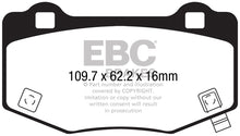 Load image into Gallery viewer, EBC 2015+ Ford Mustang GT350 Bluestuff Rear Brake Pads