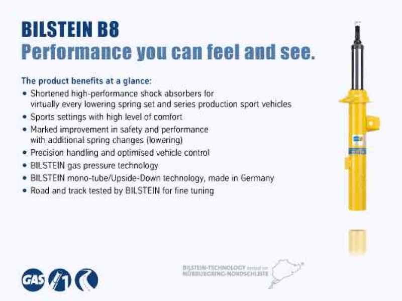 Bilstein B8 (SP) BMW 3 Series Front Right 36mm Monotube Strut Assembly **SPECIAL ORDER**