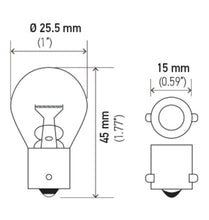 Load image into Gallery viewer, Hella Bulb 1156 12V 27W BA15s S8