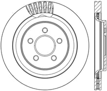 Load image into Gallery viewer, StopTech 2015 Ford Mustang GT w/ Brembo Brakes Left Rear Slotted Brake Rotor