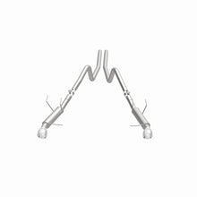 Load image into Gallery viewer, Magnaflow 2014 Ford Mustang V6 3.7L Comp Series Dual Split Rear Polished Stainless C/B Perf Exhaust