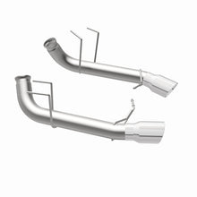 Load image into Gallery viewer, MagnaFlow 13 Ford Mustang Dual Split Rear Exit Stainless Axle-Back Cat Back Exhaust (Competition)