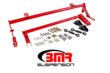 BMR 05-14 S197 Mustang Rear Bolt-On Hollow 35mm Xtreme Anti-Roll Bar Kit (Delrin) - Red