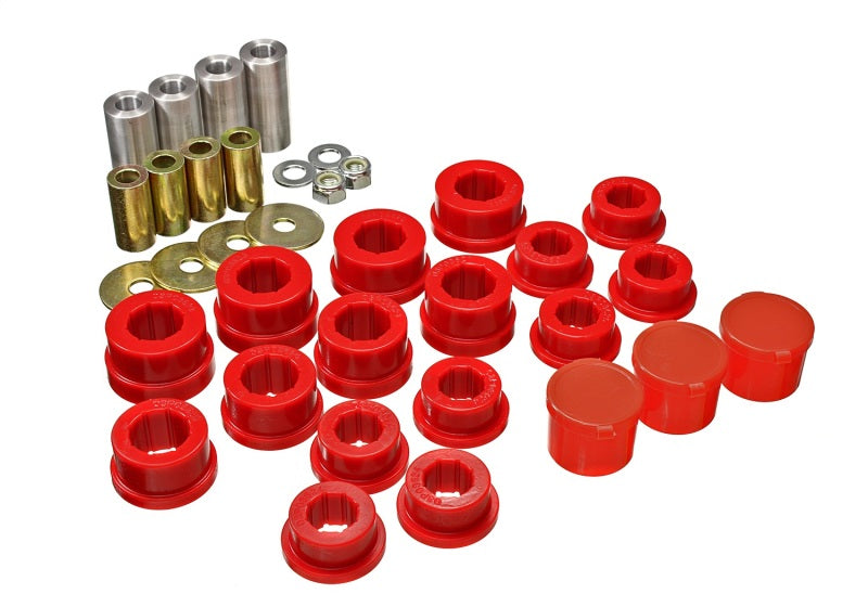 Energy Suspension 93-98 Toyota Supra Front Control Arm Bushing Set - Red