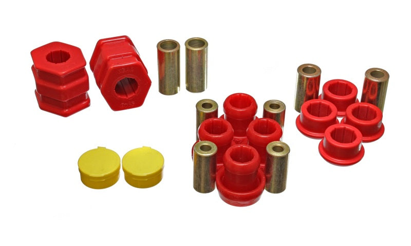 Energy Suspension 99-00 Honda Civic Si Red Front Control Arm Bushing Set