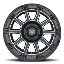 Load image into Gallery viewer, ICON Recoil 20x10 5x150 -24mm Offset 4.5in BS Gloss Black Milled Spokes Wheel