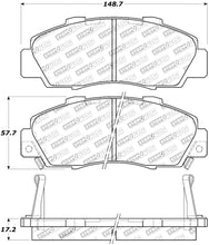 Load image into Gallery viewer, StopTech Street Touring 97-99 Acura CL/ 97-01 Integra Type R/91-95 Legend Front Pads