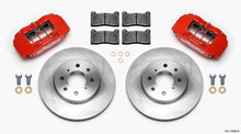 Load image into Gallery viewer, Wilwood DPHA Front Caliper &amp; Rotor Kit Red Honda / Acura w/ 262mm OE Rotor