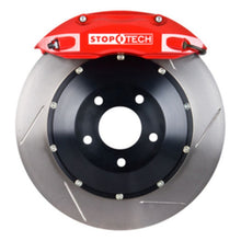 Load image into Gallery viewer, StopTech 03-06 Evo Rear BBK w/ Red ST-40 Calipers Slotted 328x28mm Rotors Pads