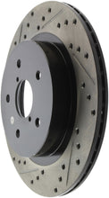 Load image into Gallery viewer, StopTech 16-17 Subaru WRX (w/Eyesight Technology) Sport Slotted &amp; Drilled Rear Right Rotor