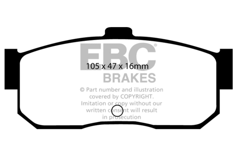 EBC 91-97 Infiniti G20 2.0 Ultimax2 Rear Brake Pads