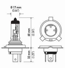 Load image into Gallery viewer, Hella Bulb 9003/Hb2 12V 60/55W P43T T46 Sb