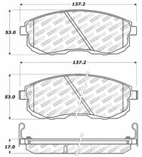 Load image into Gallery viewer, StopTech Nissan Altima Street Select Brake Pads