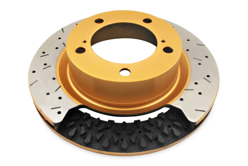 DBA 2009-2013 Cadillac CTS-V V Series Front Slotted T3 4000 Series Uni-Directional Rotor w/Black Hub