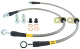 StopTech 08-10 EVO X AWD Stainless Steel Rear Brake Lines