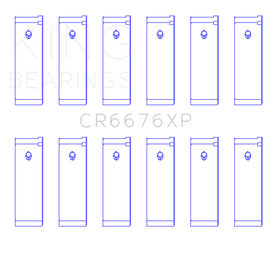 King Nissan VG30DE/VG30DETT/VG30E/VG30T (Size +0.25) Performance Rod Bearing Set