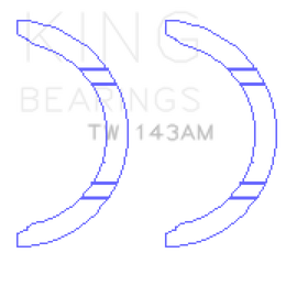 King Mitsubishi 4G92/93 Thrust Washer Set