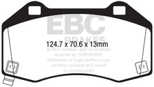 Load image into Gallery viewer, EBC 2017+ Fiat 124 Spider 1.4L Turbo Abarth Redstuff Front Brake Pads