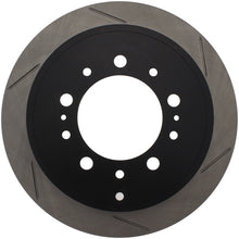 Load image into Gallery viewer, StopTech Power Slot 08-09 Lexus LX450/470/570 / 07-09 Toyota Tundra Slotted Left Rear Rotor