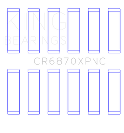 King Nissan VR38DETT (Size 0.25) pMaxKote Performance Con Rod Bearing Set