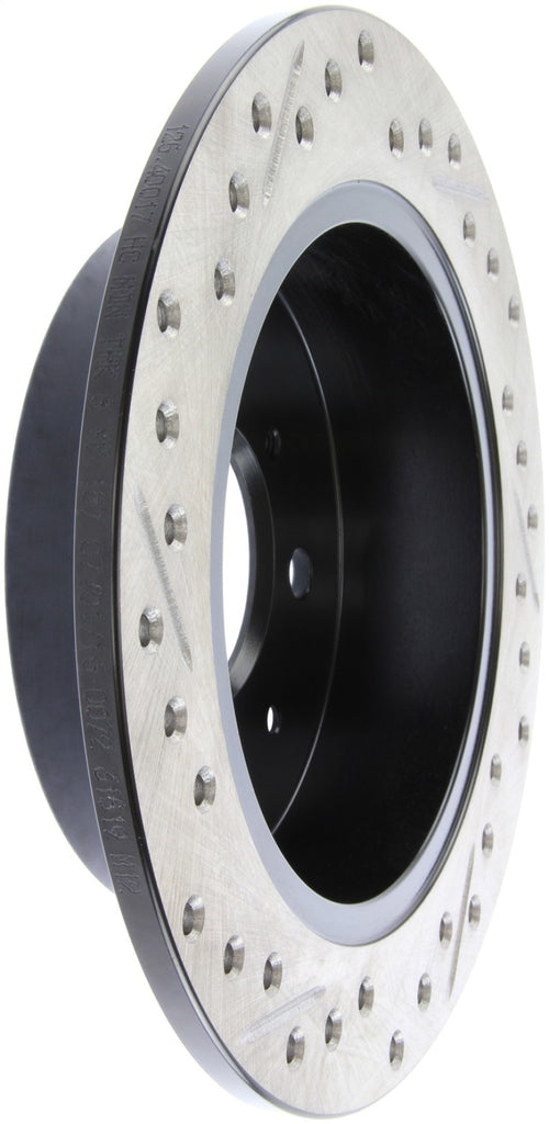 StopTech 90-96 Acura Integra / 97-01 Integra (Exc. Type R) Slotted & Drilled Left Rear Rotor