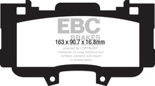 Load image into Gallery viewer, EBC 15+ Ford Mustang 2.3 Turbo Performance Pkg Redstuff Front Brake Pads