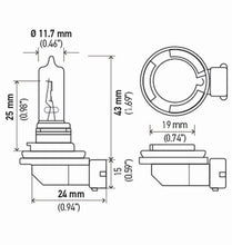 Load image into Gallery viewer, Hella Bulb H9 12V 65W Pgj195 T4 Sb