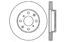 Load image into Gallery viewer, StopTech 96-00 Honda Civic DX/HX Coupe/90-00 Civic DX/LX Sedan Slotted &amp; Drilled Left Front Rotor