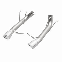 Load image into Gallery viewer, MagnaFlow 13 Ford Mustang Dual Split Rear Exit Stainless Axle-Back Cat Back Exhaust (Competition)