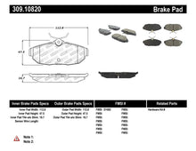 Load image into Gallery viewer, StopTech Performance 05-09 Ford Mustang Cobra/Mach 1 V6/GT / 10 Shelby/Shelby GT Rear Brake Pads
