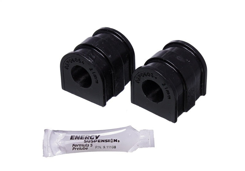 Energy Suspension 06-12 VW GTI / 10-14 VW Golf (Base) Black 21.7mm Rear Sway Bar Bushing Set