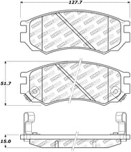 Load image into Gallery viewer, StopTech 91-94 Nissan Sentra Street Select Front Brake Pads