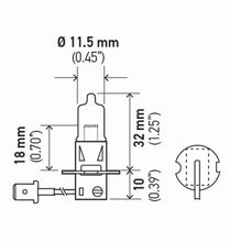 Load image into Gallery viewer, Hella Bulb H3 12V 55W Pk22S T325 +50 (2)