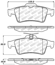 Load image into Gallery viewer, StopTech Performance 07-09 Mazdaspeed3 / 06-07 Mazdaspeed6 / 06-07 Mazda3 Rear Brake Pads