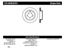 Load image into Gallery viewer, Stoptech 03-06 Evo 8 &amp; 9 Rear Premium High Carbon CRYO-STOP Rotor