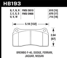 Load image into Gallery viewer, Hawk 09-11 Nissan GT-R Rear / 03-09 Dodge Viper SRT10 Fron &amp; Rear HT-10  Race Brake Pads