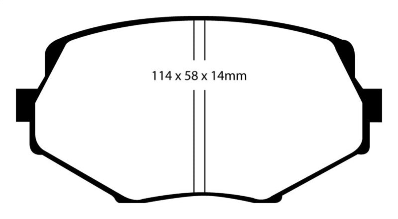 EBC 94-01 Mazda Miata MX-5 Bluestuff Front Brake Pads