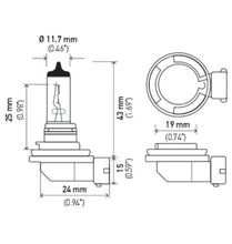 Load image into Gallery viewer, Hella Bulb H11 12V 55W Pgj192 T4 +50