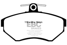 Load image into Gallery viewer, EBC 97-02 Volkswagen Cabriolet 2.0 Ultimax2 Front Brake Pads