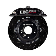 Load image into Gallery viewer, EBC Racing 11-18 Ford Focus ST (Mk3) Black Apollo-4 Calipers 355mm Rotors Front Big Brake Kit