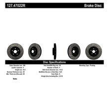 Load image into Gallery viewer, StopTech 05-10 Subaru Impreza WRX/STi Slotted &amp; Drilled Right Front Rotor