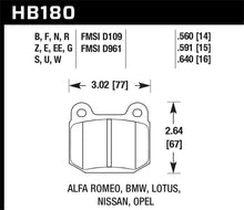 Load image into Gallery viewer, Hawk D109/D174 DTC-60 Race Brake Pads