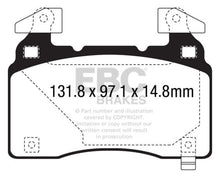 Load image into Gallery viewer, EBC 14+ Cadillac CTS Vsport 3.6 Twin Turbo Yellowstuff Front Brake Pads