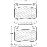 StopTech Street Touring 08-09 Lexus IS F Rear Brake Pads