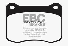 Load image into Gallery viewer, EBC 08+ Lexus IS-F 5.0 Yellowstuff Rear Brake Pads